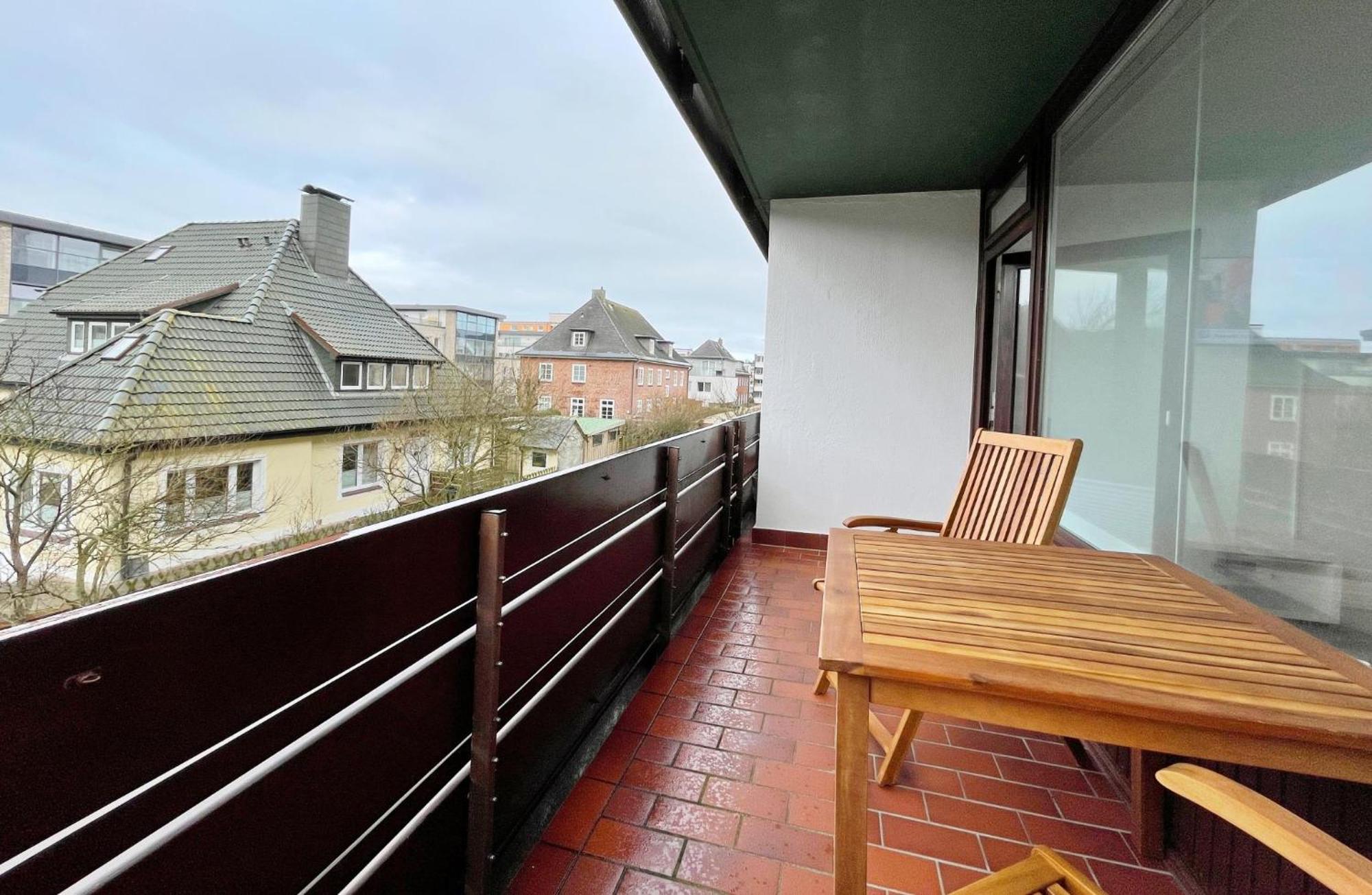 Ferienwohnung Mitten In Westerland Mit Balkon Strandlaufer 1 Zewnętrze zdjęcie
